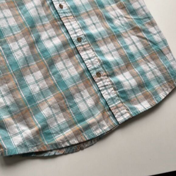 prAna Organic Cotton/Poly Camp Shirt Mens M - Picture 4 of 9